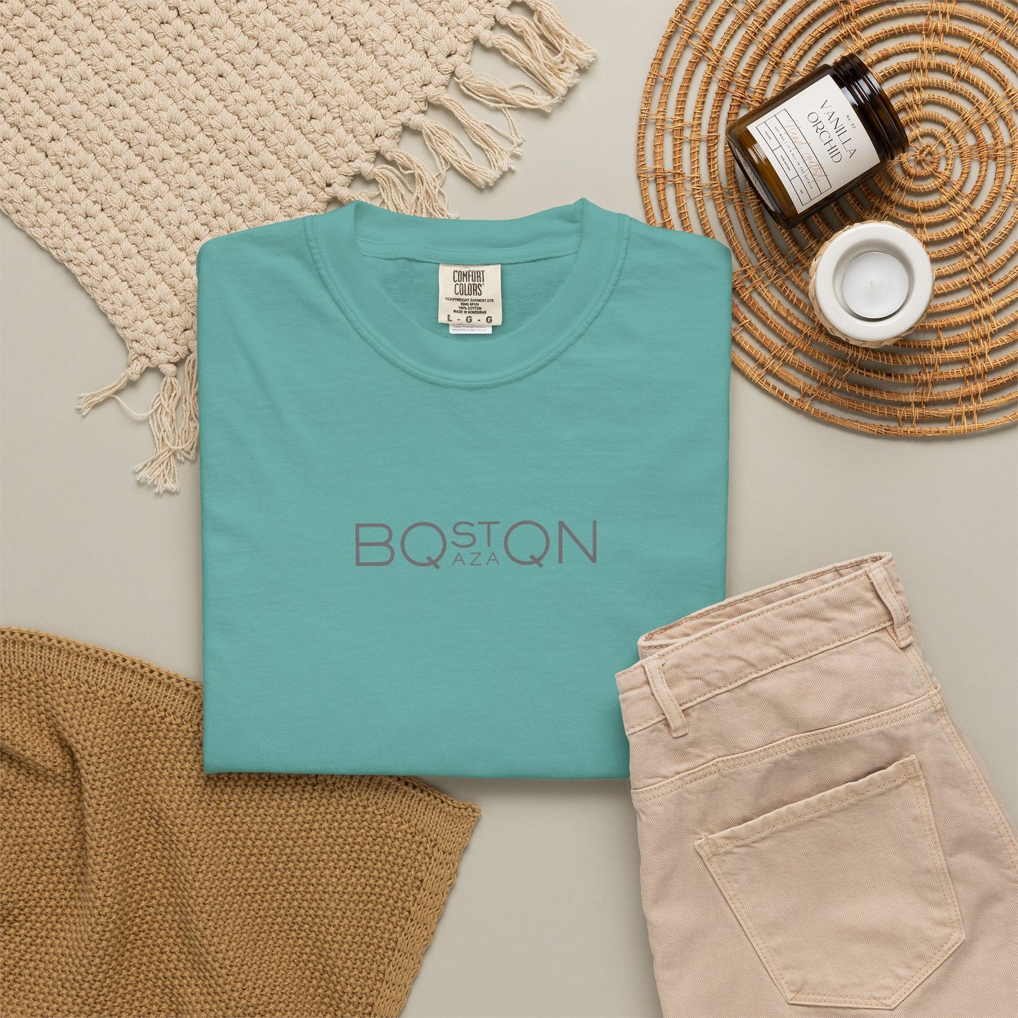 Premium Boston QAZAQ Minimalist T-Shirt — Kazakh Style Unisex Tee - Excellent Gift