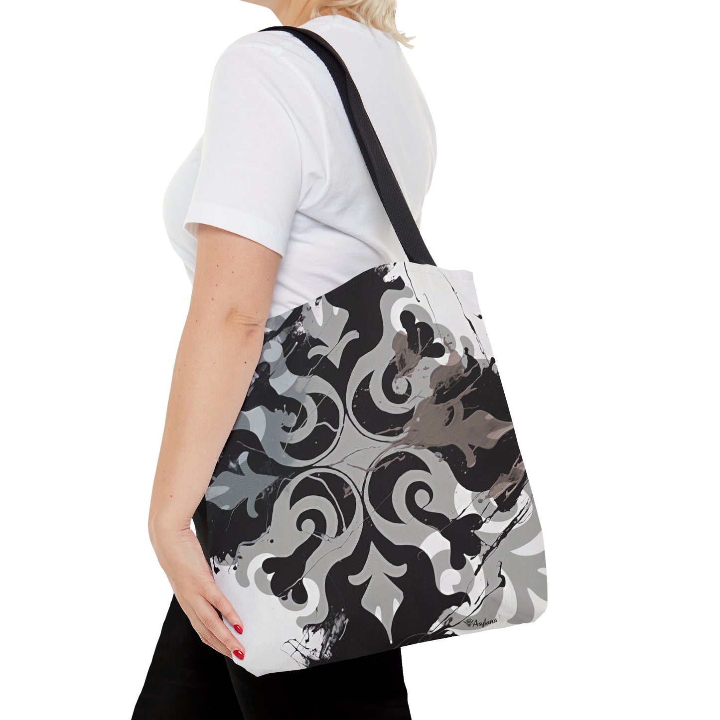 ASYLANA Tote Bag based on Qazaq Art with ethnic patterns 119