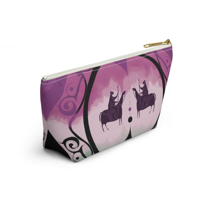 ASYLANA Accessory Pouch Bag for Cosmetics, Jewelry, Makeup, and Travel with Kazakh Art and Design 526