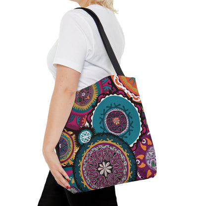 ASYLANA Tote Bag based on Qazaq ethnic art patterns of nomadic Central Asia and Kazakhstan handbag 206