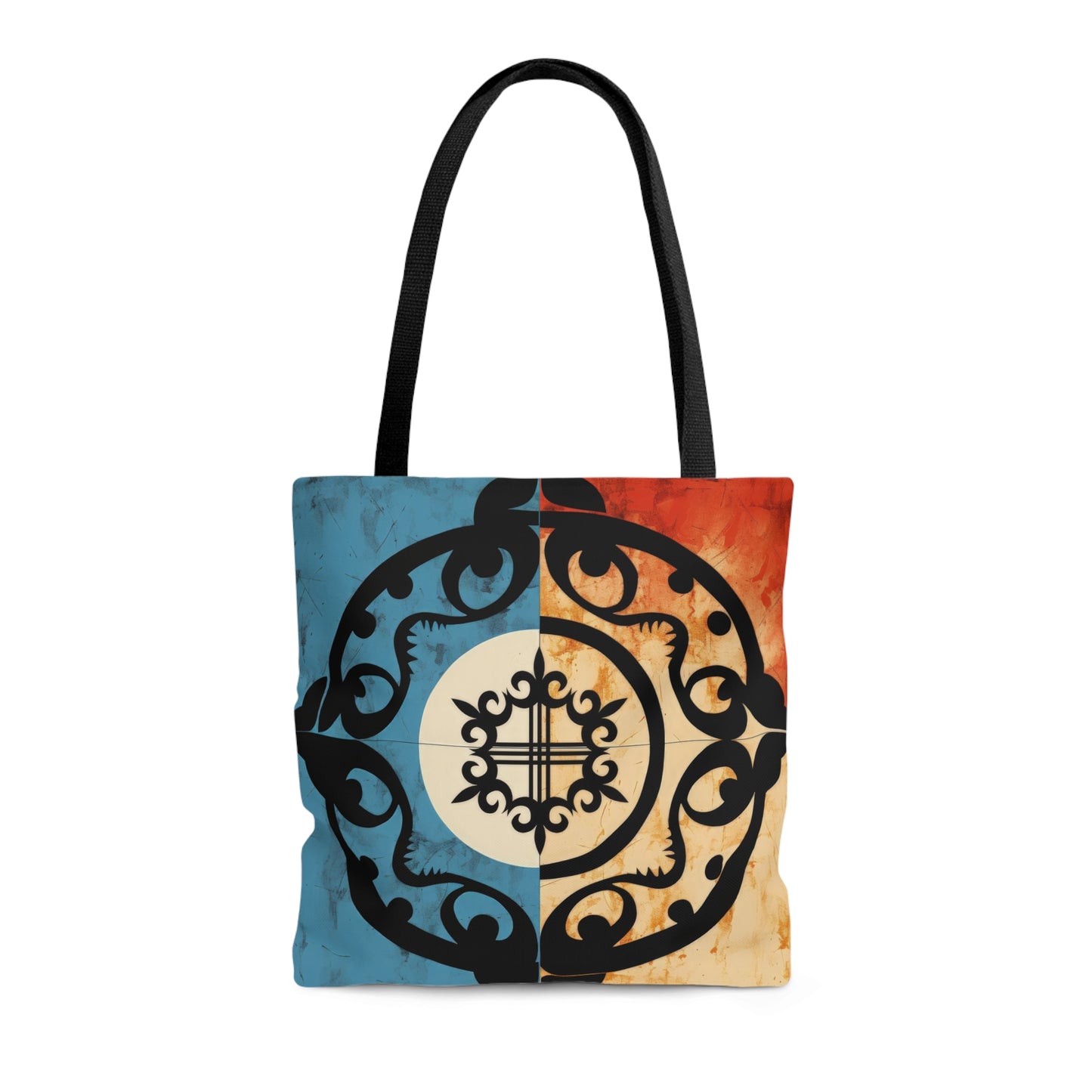 ASYLANA Tote Bag based on Qazaq Art with ethnic patterns 118