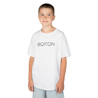Kids Boston QAZAQ T-Shirt Kazakh Style Youth Tee for Boy or Girl