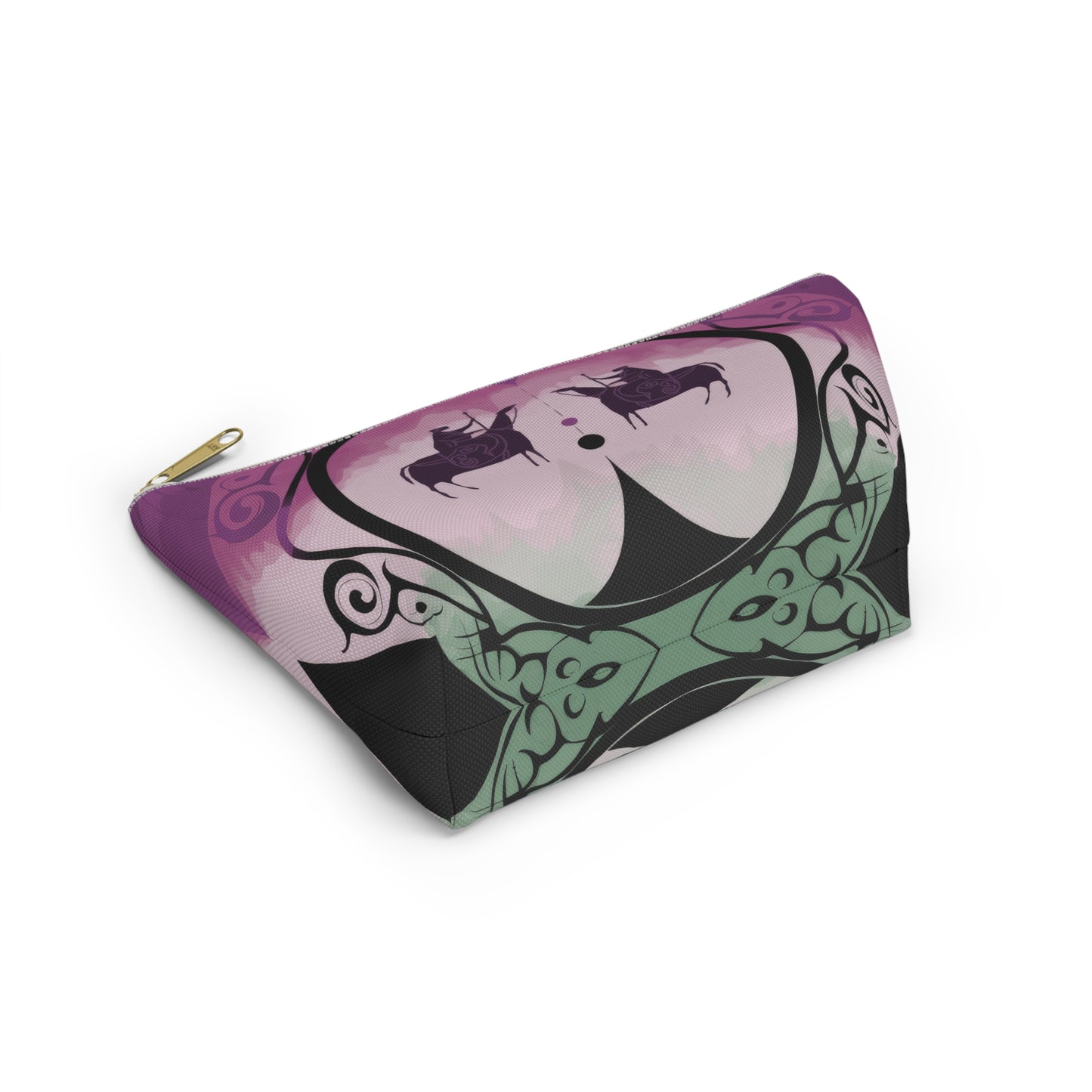 ASYLANA Accessory Pouch Bag for Cosmetics, Jewelry, Makeup, and Travel with Kazakh Art and Design 526