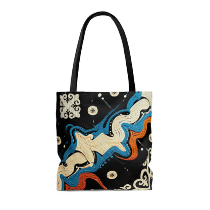 ASYLANA Tote Bag based on Qazaq Art with ethnic patterns 101