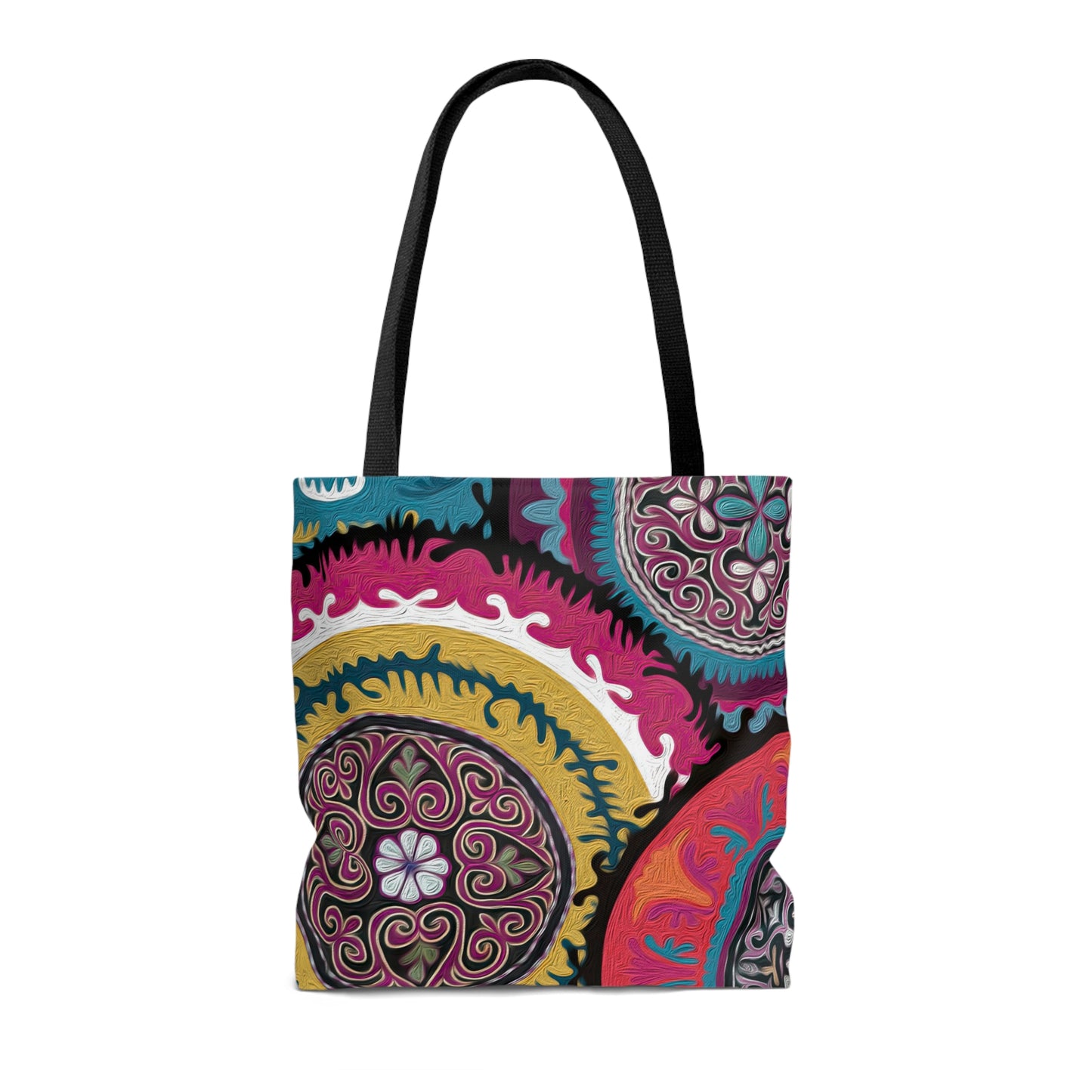 ASYLANA Tote Bag based on Qazaq Art with ethnic patterns of Central Asia Handbag 202