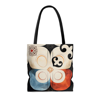 ASYLANA Tote Bag based on Qazaq Art with ethnic patterns 115