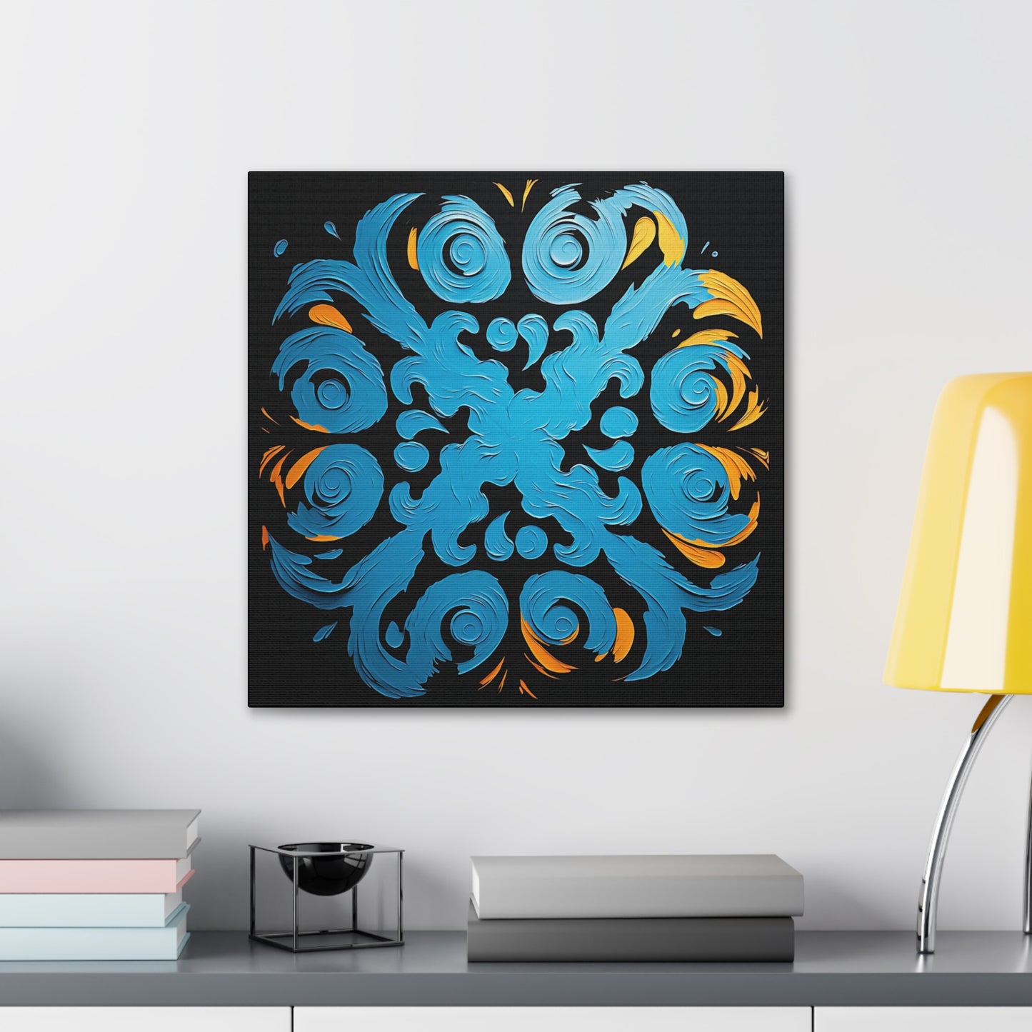 ASYLANA Kazakh Canvas Print Wrap Gallery Wall Art with Traditional Authentic Kazakh Ornaments 106