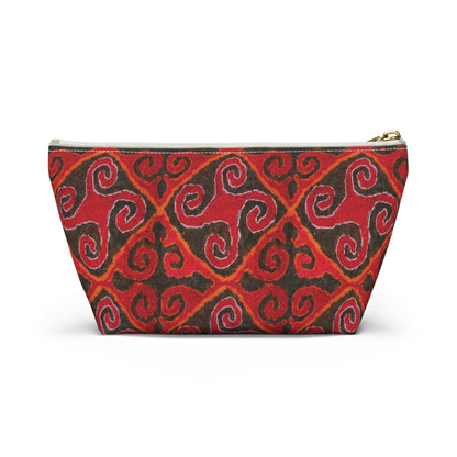 ASYLANA Accessory Pouch Bag for Cosmetics Jewelry Makeup and Travel with Kazakh Art and Design 511