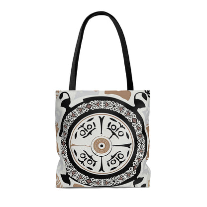 ASYLANA Tote Bag based on Qazaq Art with ethnic patterns 107