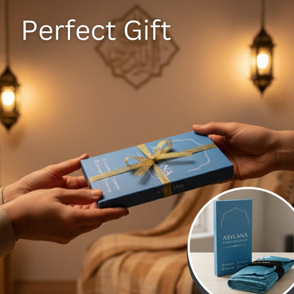 ASYLANA Compact Foldable Pocket Prayer Mat – Thin Lightweight Waterproof Janamaz - Ideal for Travel