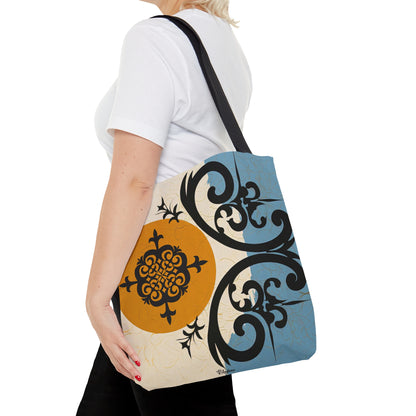 ASYLANA Tote Bag based on Qazaq Art with ethnic patterns 104