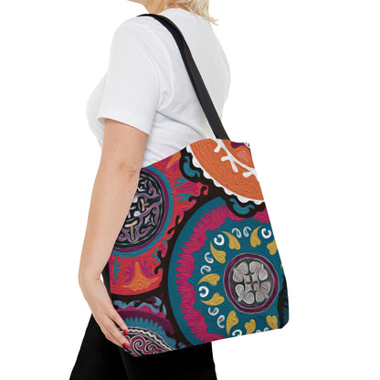 ASYLANA Tote Bag based on Qazaq ethnic art patterns of nomadic Central Asia and Kazakhstan handbag 205