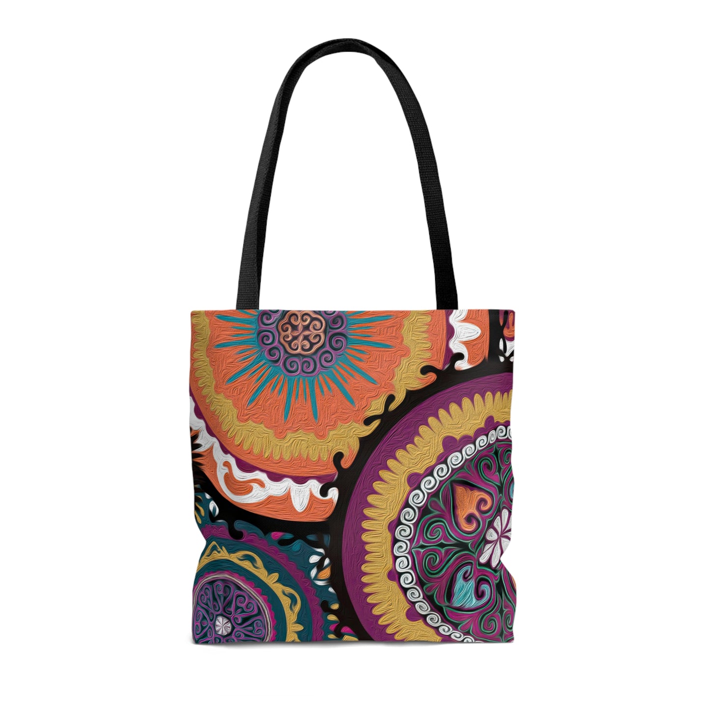 ASYLANA Tote Bag based on Qazaq Art with ethnic patterns of Central Asia Handbag 201